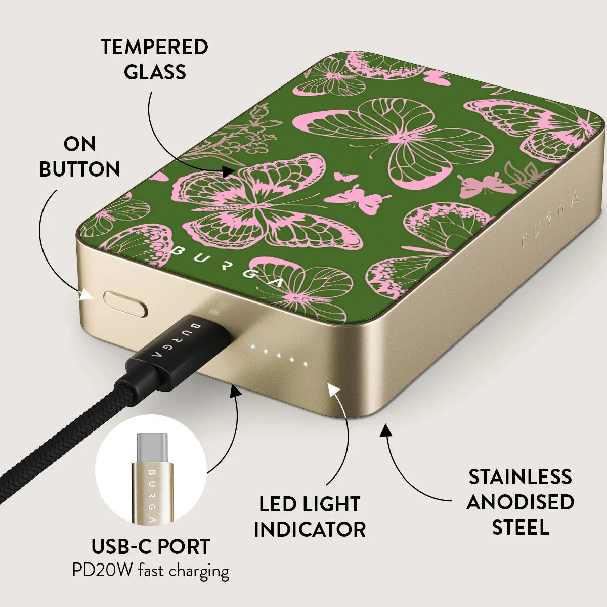 No Regrets - Magnetic Power Bank