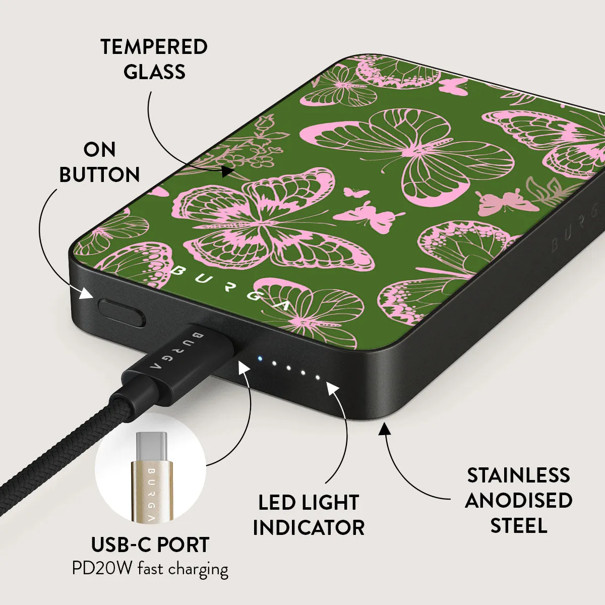 No Regrets - Magnetic Power Bank