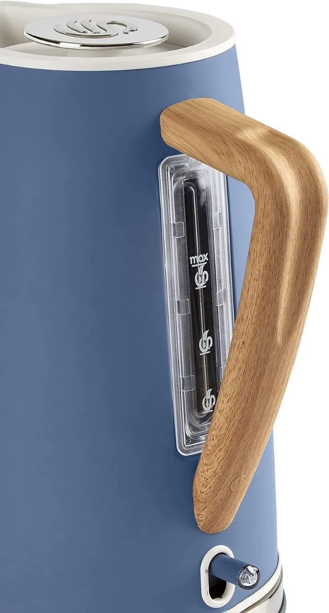 Nordic Kettle Unit) Multifunctional Blue Cordless Satisfaction guarantee 1.7L Swan (Display