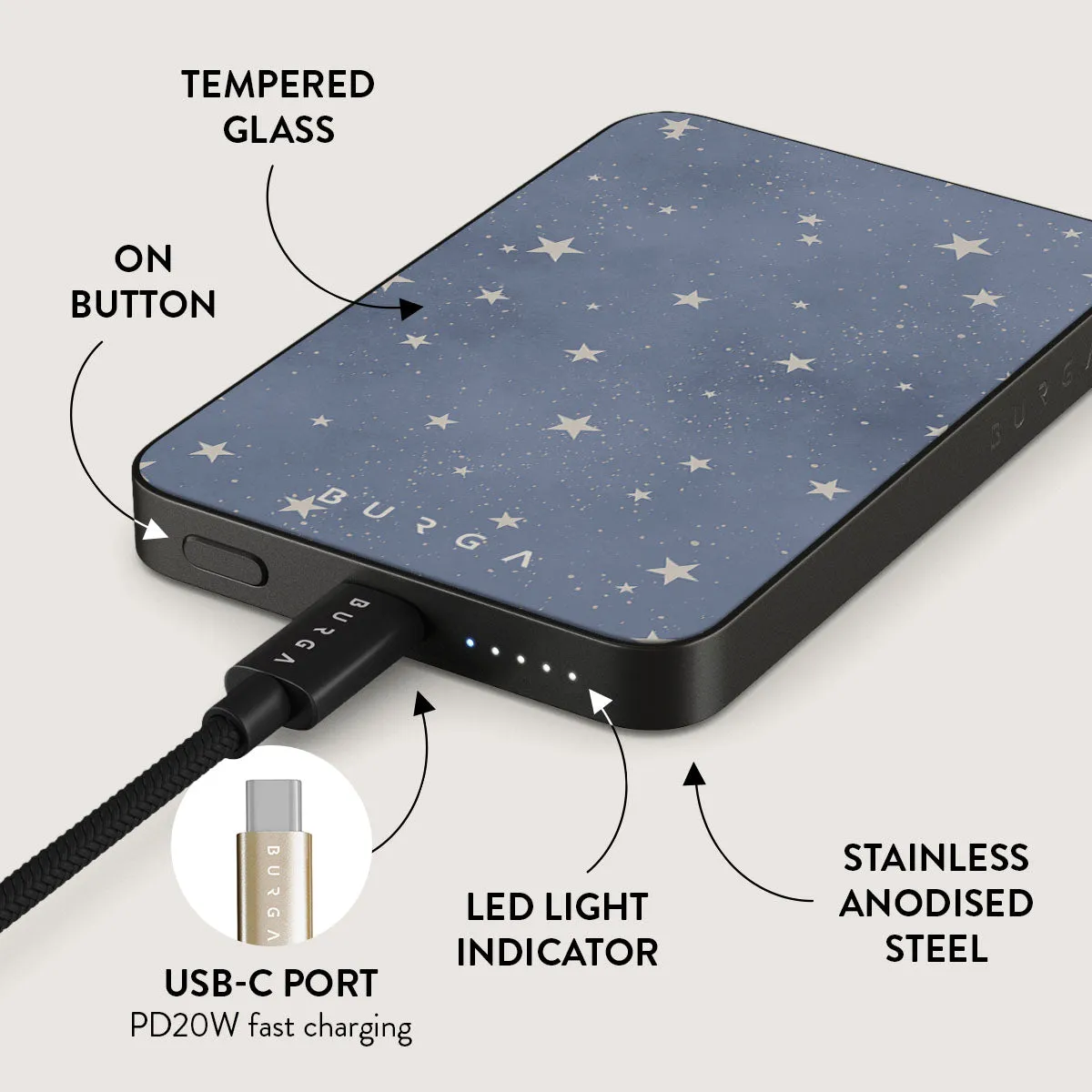 North Star - Magnetic Power Bank