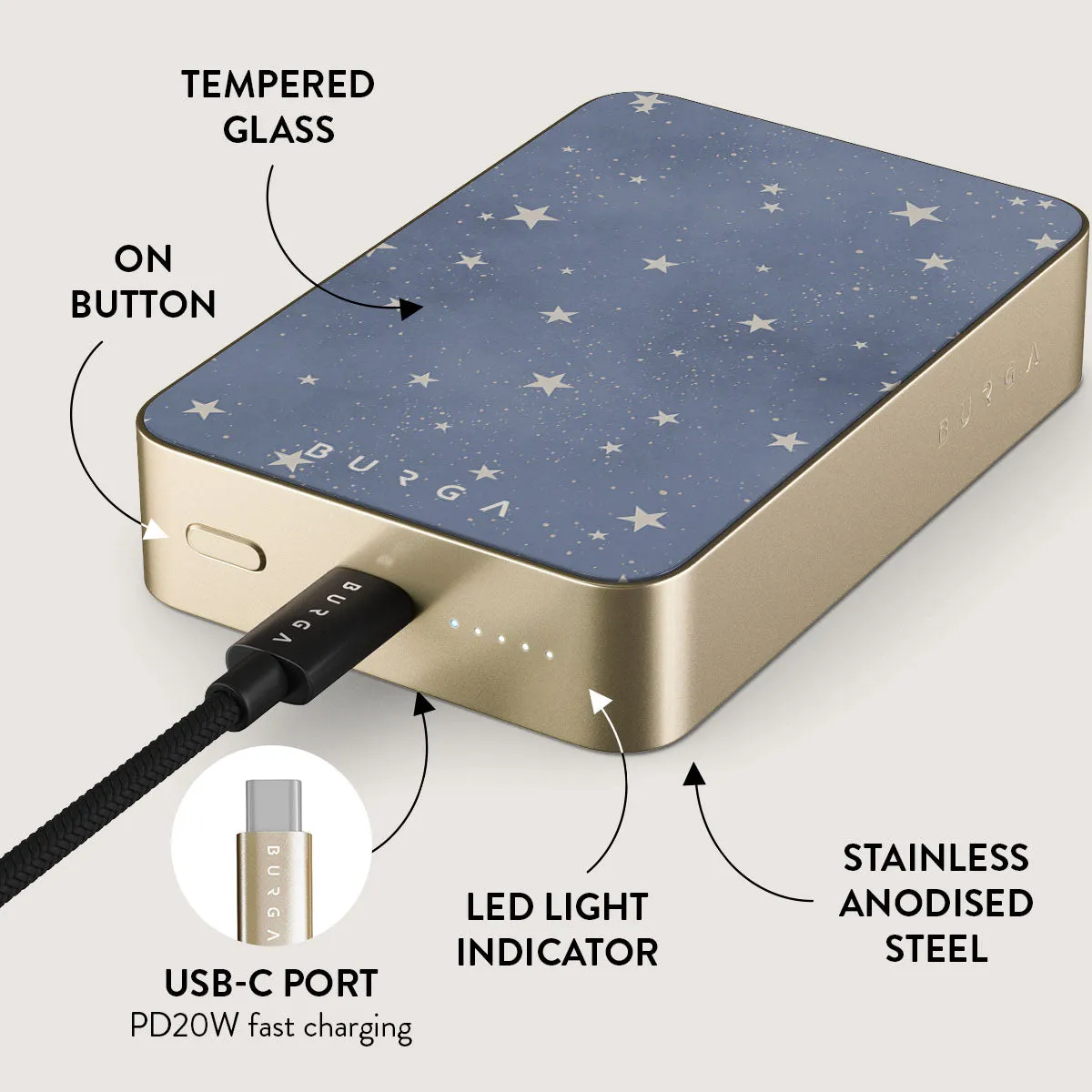 North Star - Magnetic Power Bank