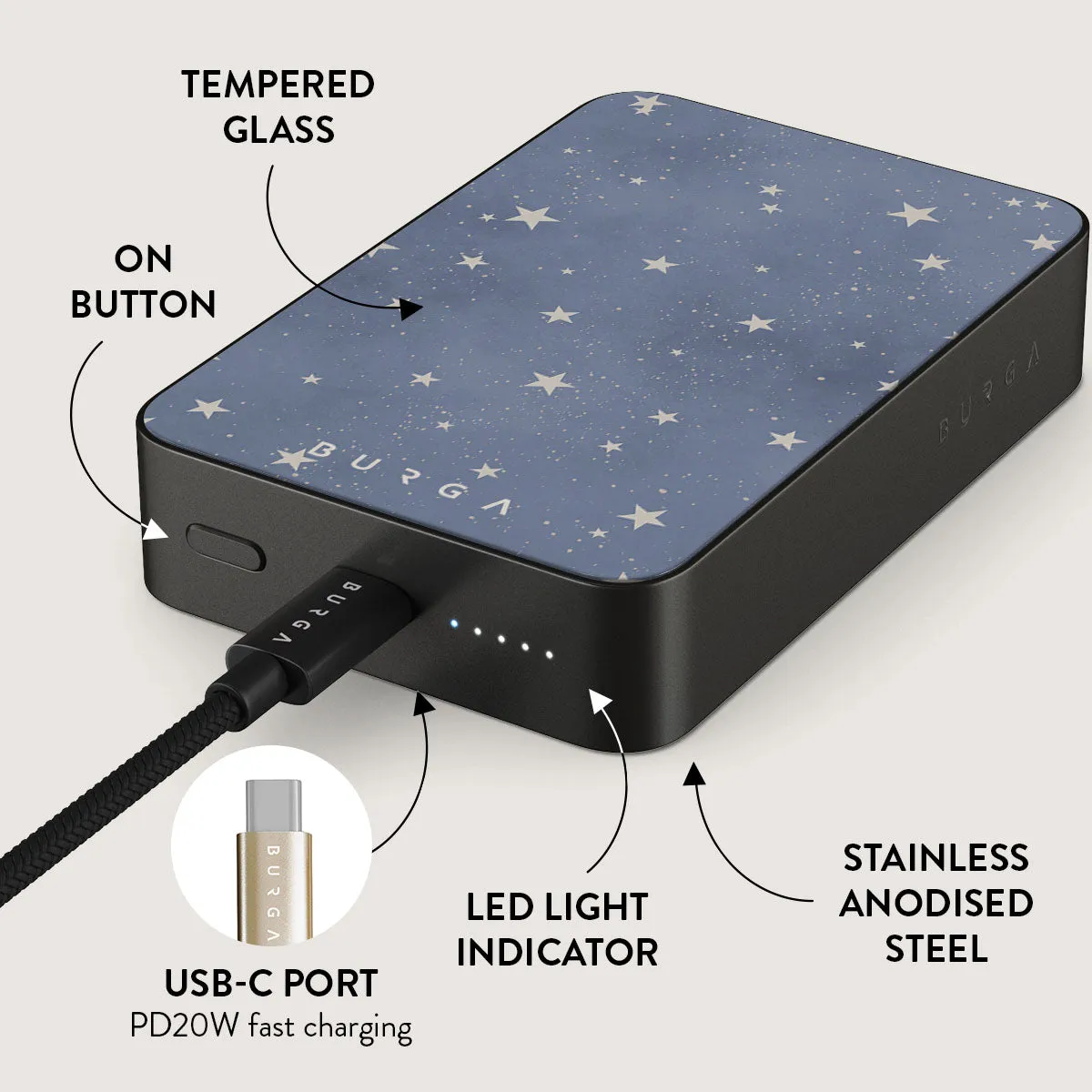 North Star - Magnetic Power Bank
