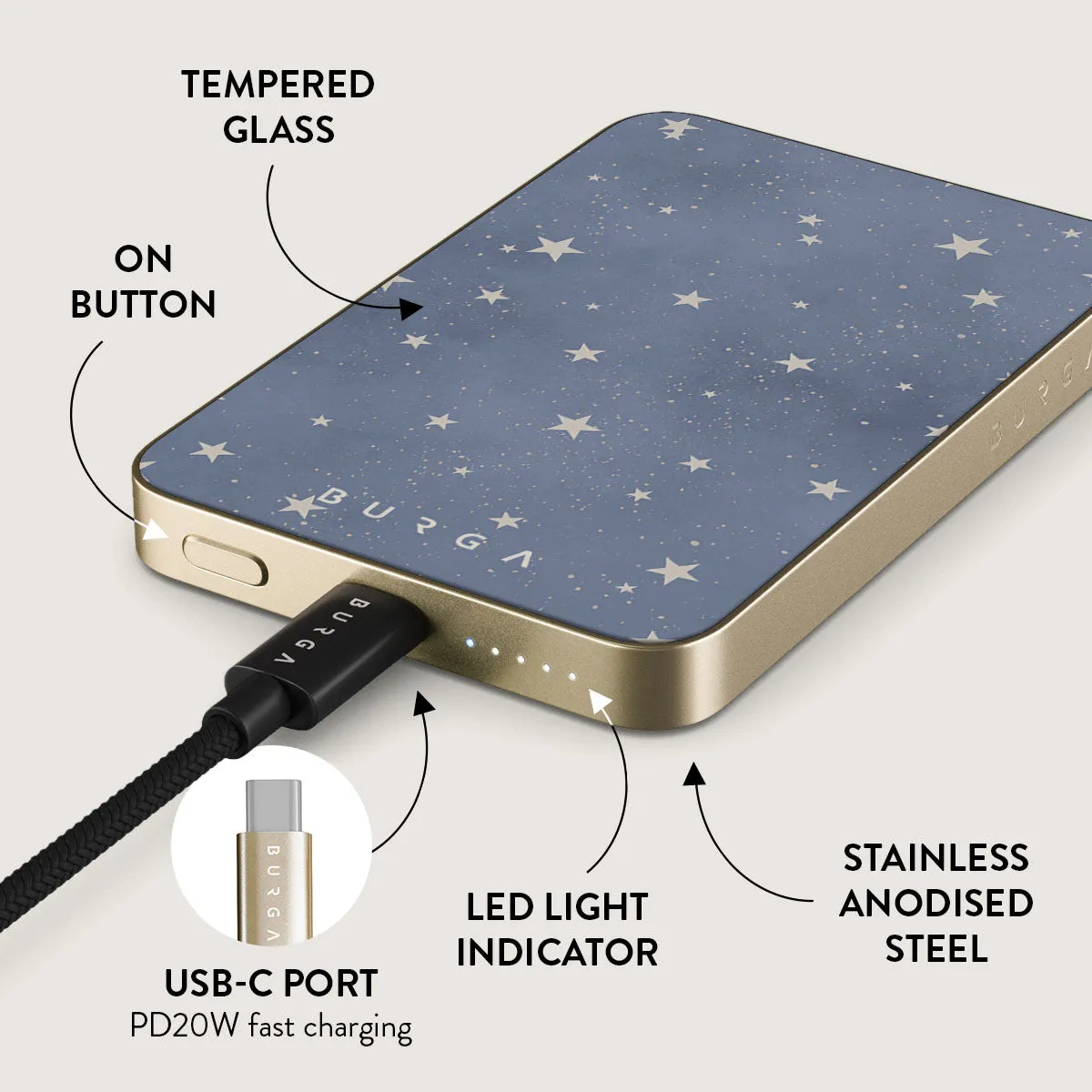North Star - Magnetic Power Bank