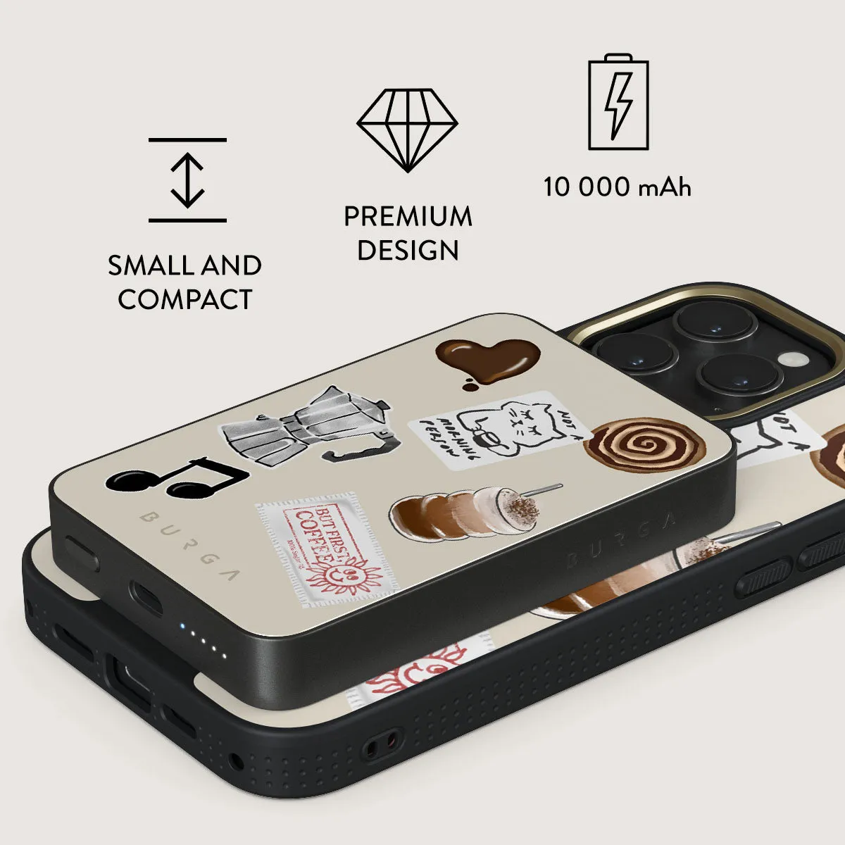 Oat Milk Please - Magnetic Power Bank