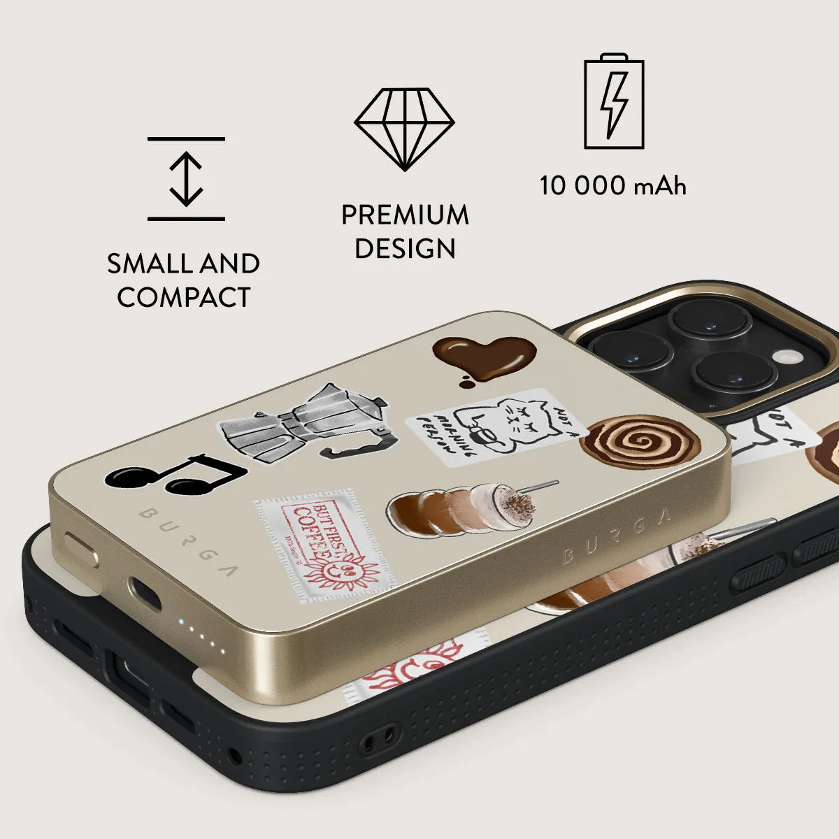 Oat Milk Please - Magnetic Power Bank