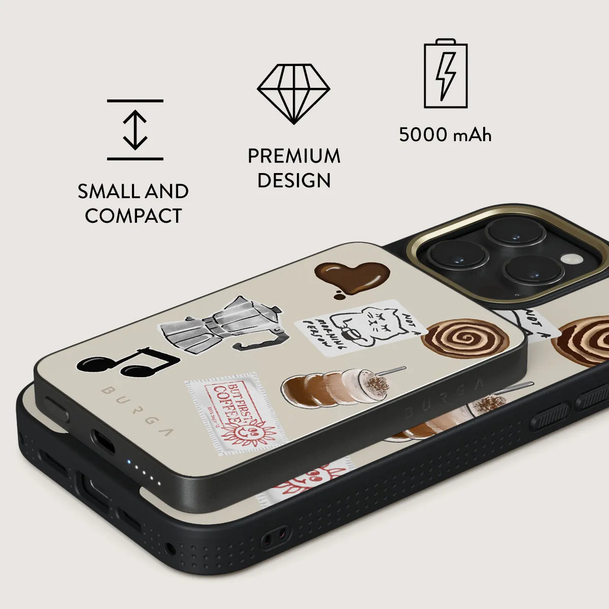 Oat Milk Please - Magnetic Power Bank