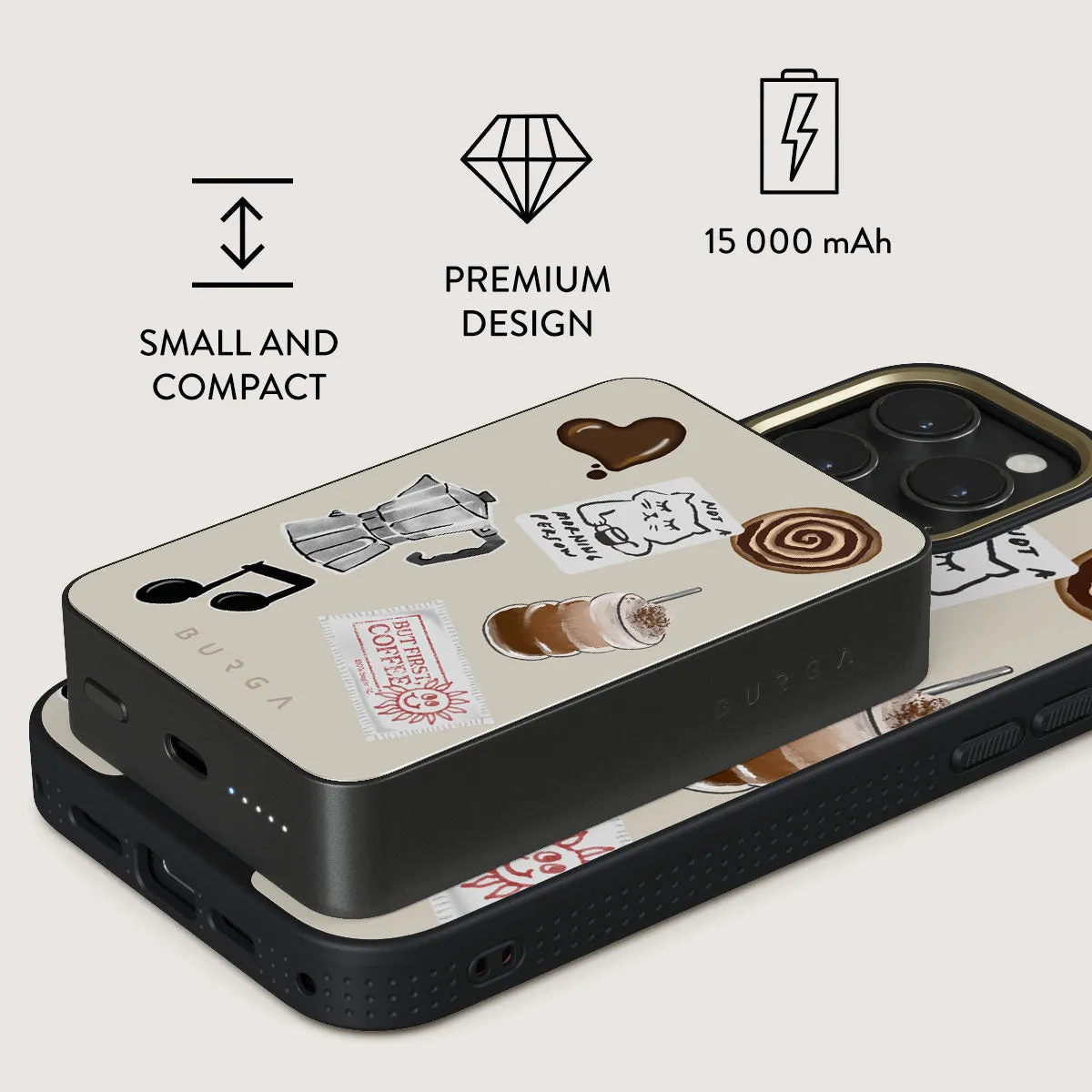 Oat Milk Please - Magnetic Power Bank