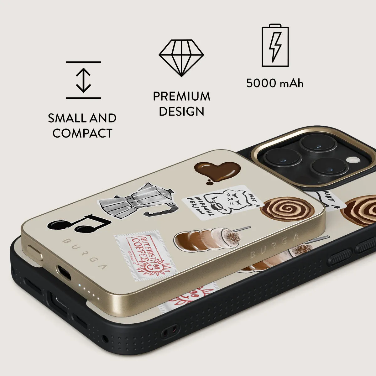 Oat Milk Please - Magnetic Power Bank
