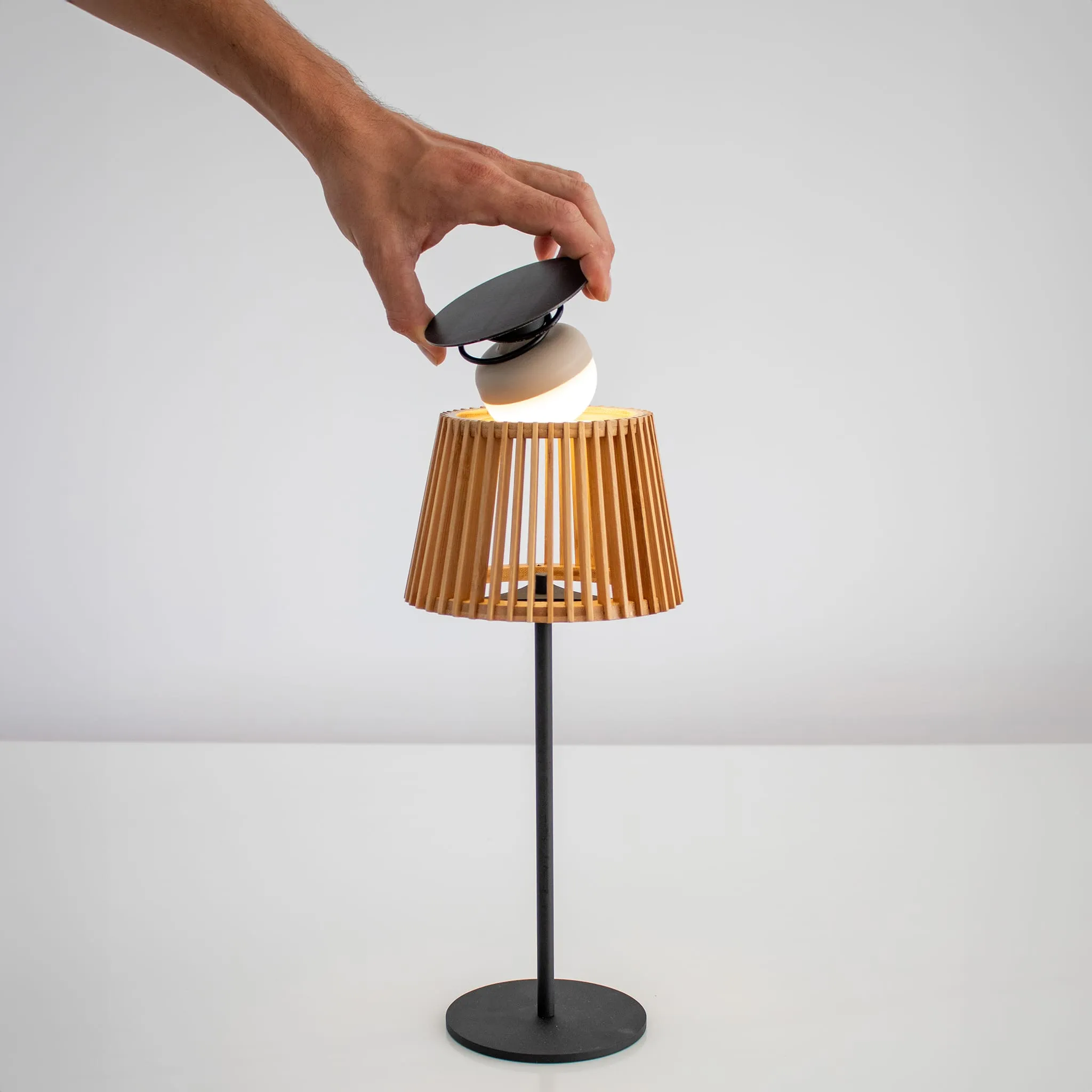 Okinawa Portable Table Lamp by Newgarden