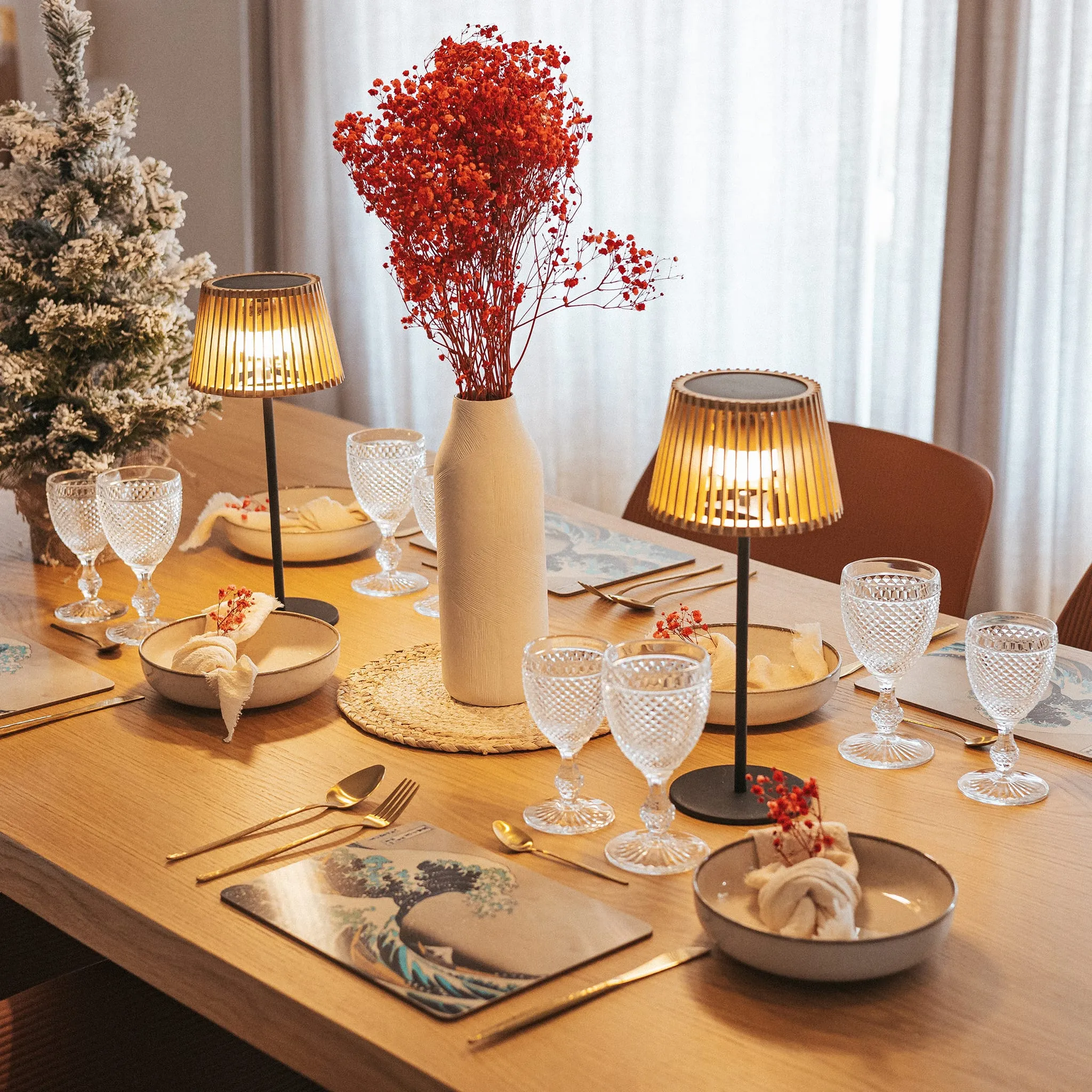 Okinawa Portable Table Lamp by Newgarden