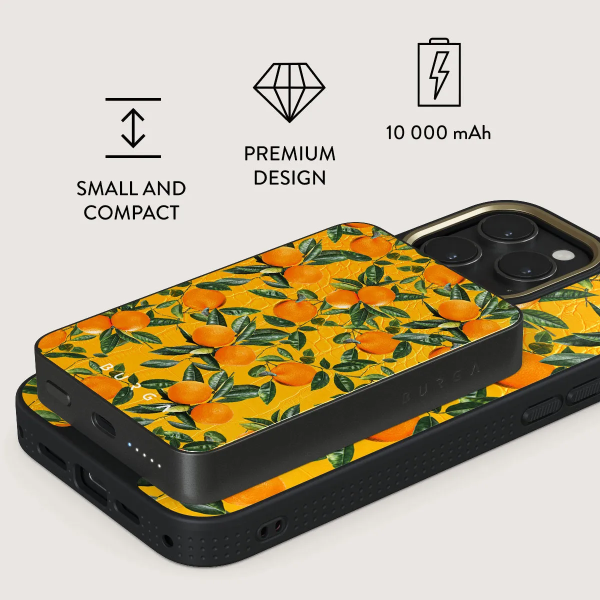 Orange Lemonade - Magnetic Power Bank