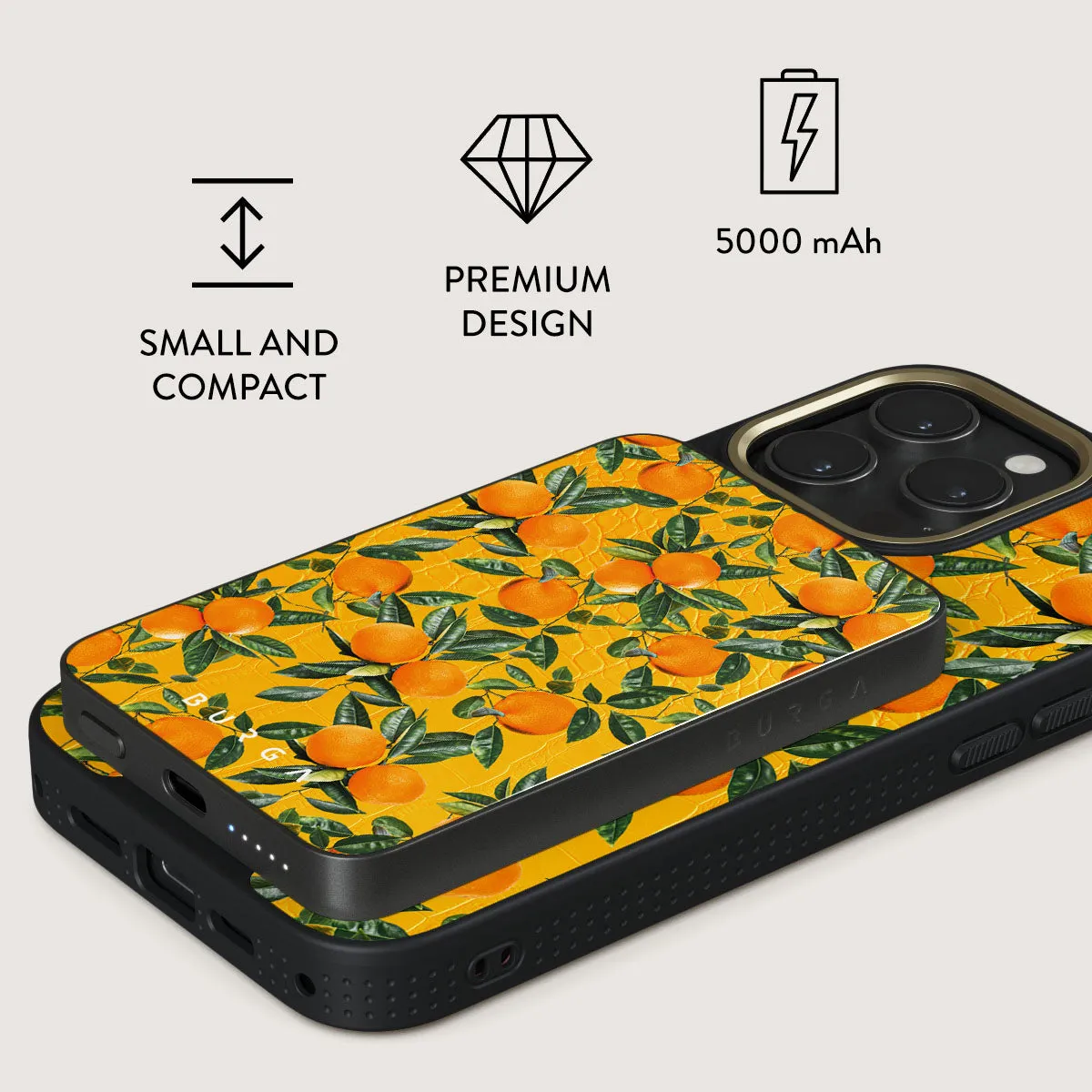 Orange Lemonade - Magnetic Power Bank