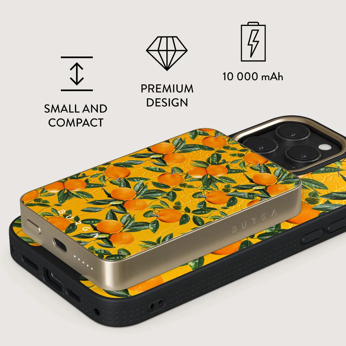Orange Lemonade - Magnetic Power Bank