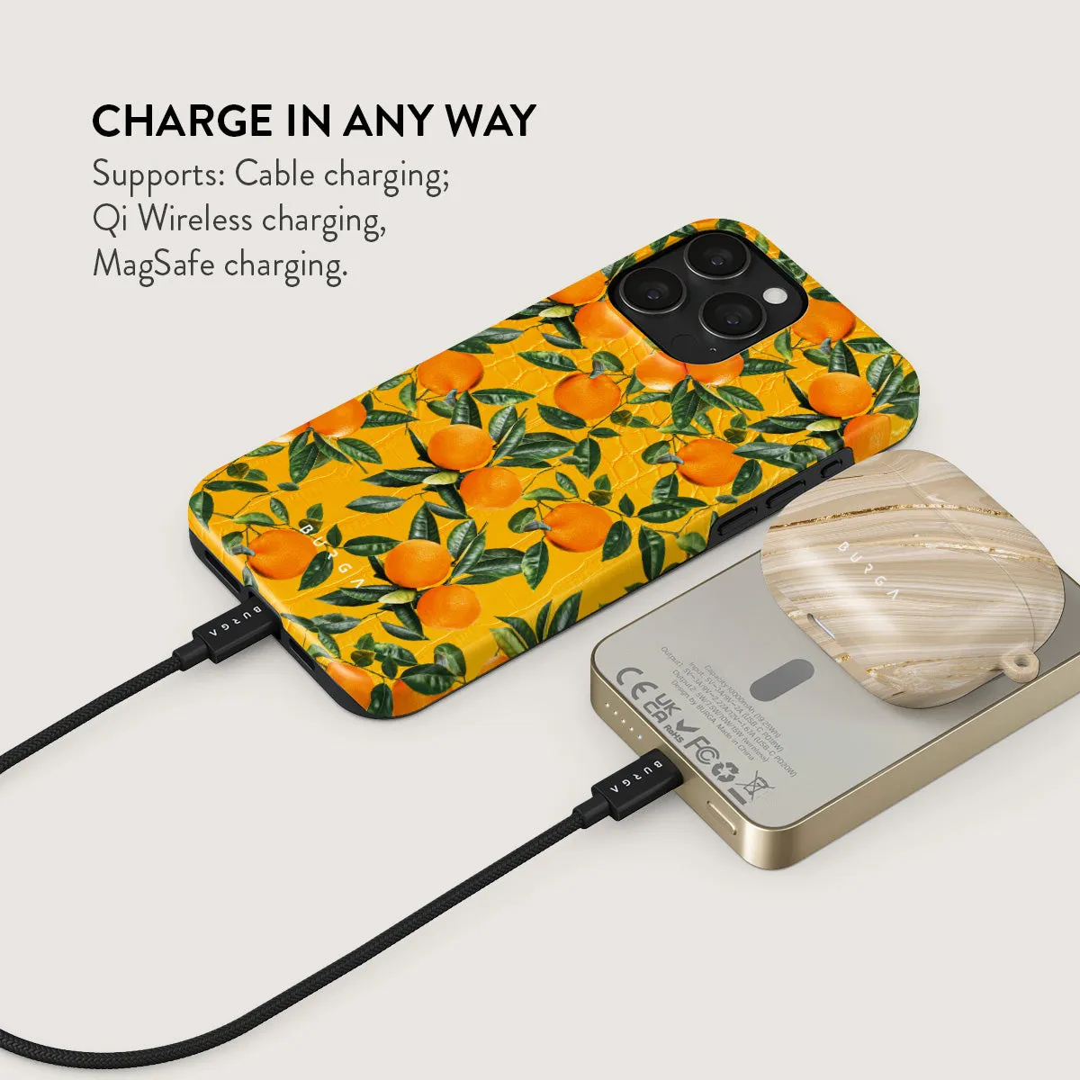 Orange Lemonade - Magnetic Power Bank