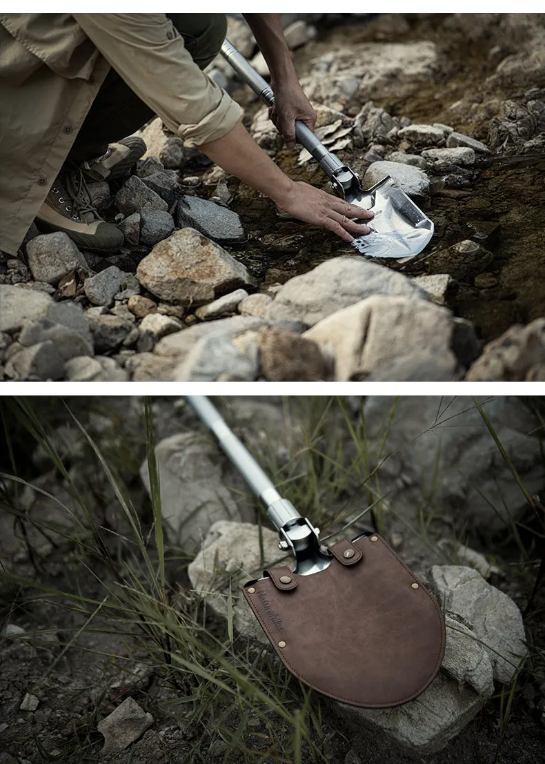 Outdoor Multifunctional Shovel Unique appearance Naturehike Group discount Silver