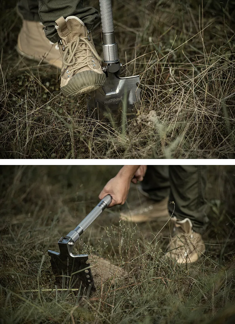 Outdoor Multifunctional Shovel Unique appearance Naturehike Group discount Silver