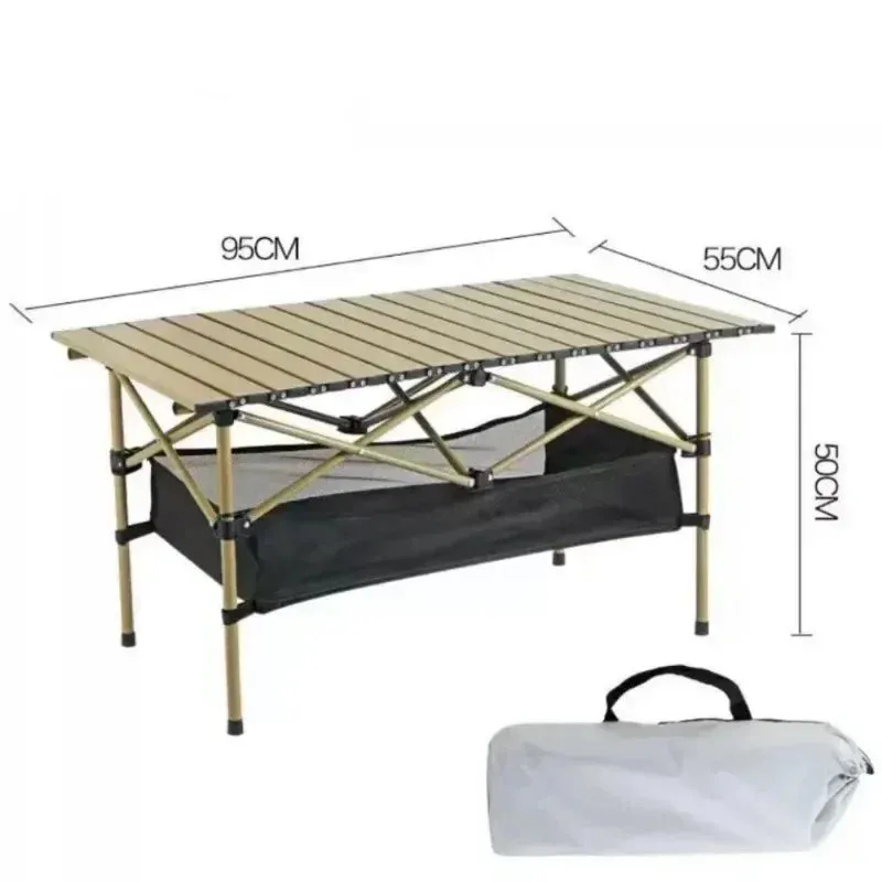 Outdoor Picnic Table With Easy Carrying Bag Lightweight Camping Folding Desk