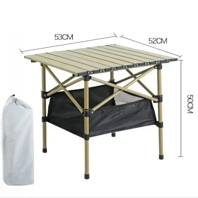 Outdoor Picnic Table With Easy Carrying Bag Lightweight Camping Folding Desk