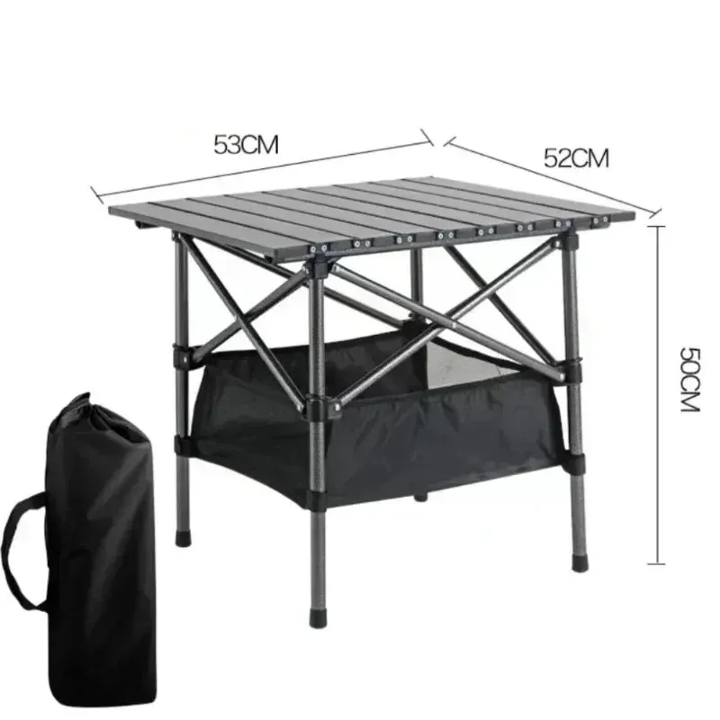 Outdoor Picnic Table With Easy Carrying Bag Lightweight Camping Folding Desk