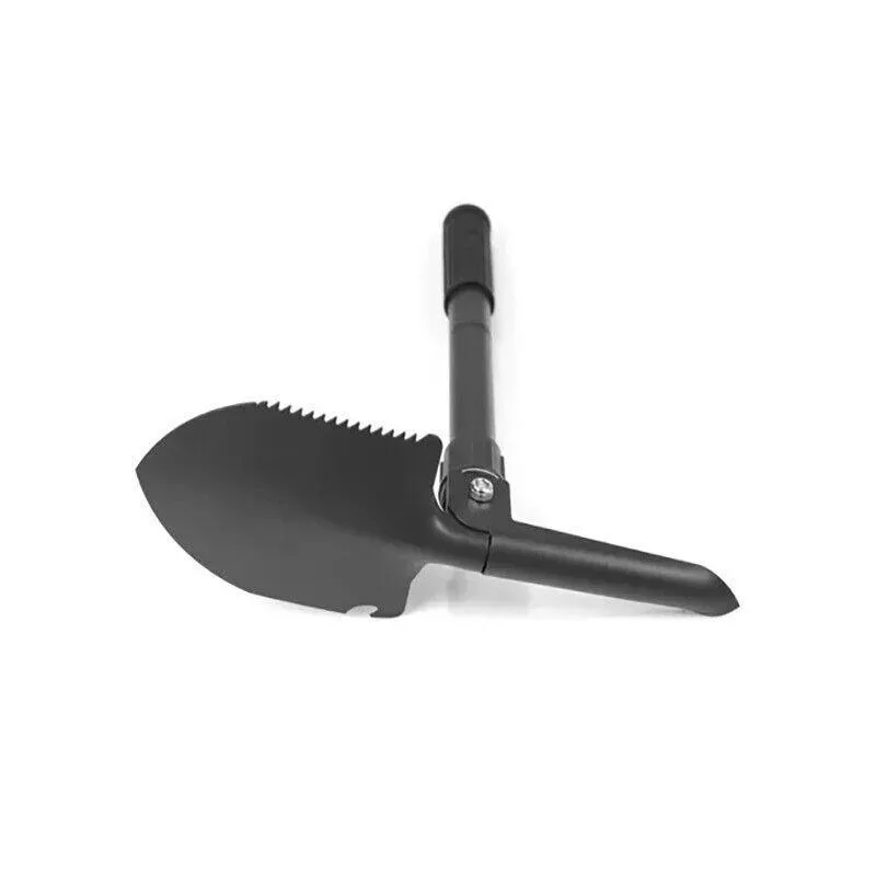 Outdoor Survival Foldable Shovel Spade Garden Camping Hiking Camp Compass Au
