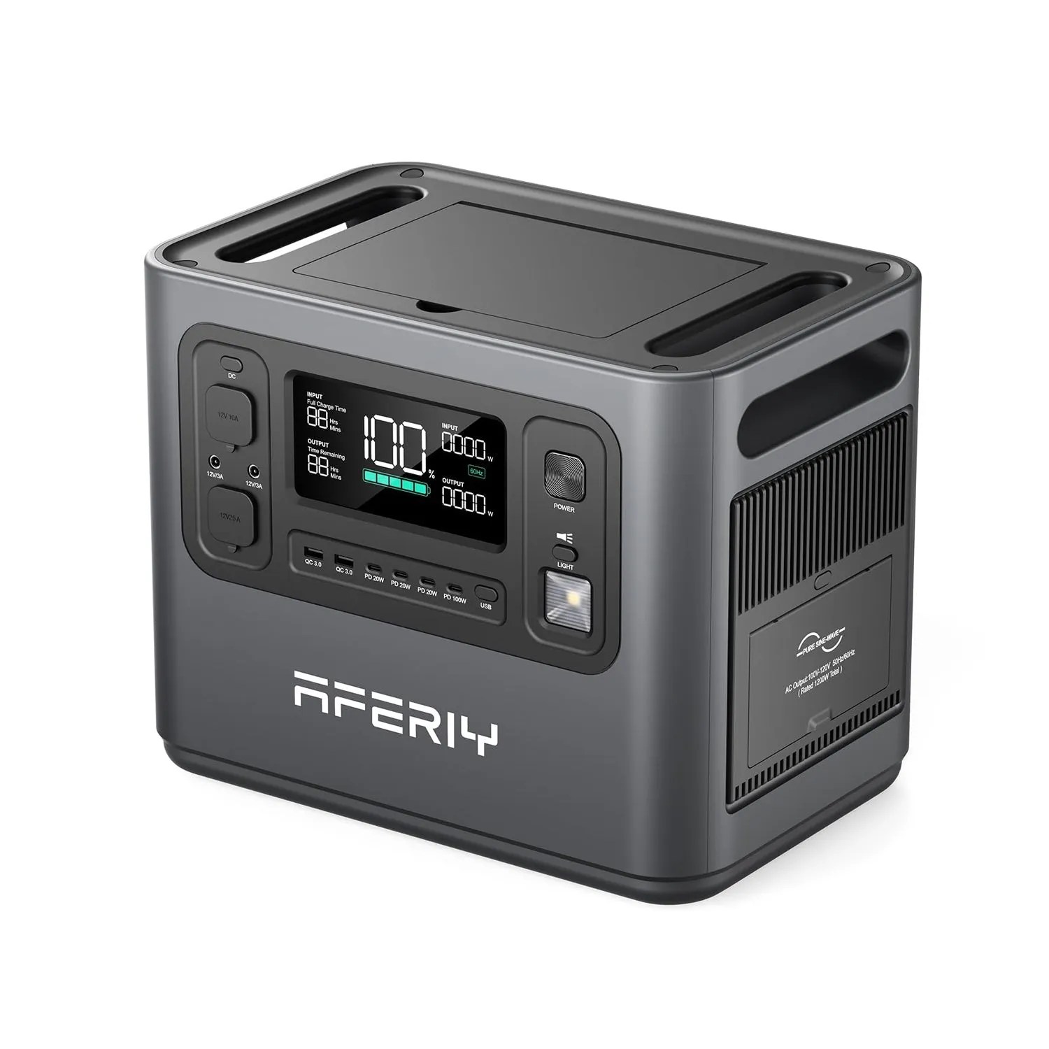 P110 | Portable Power Station 1200W 1248Wh | AFERIY