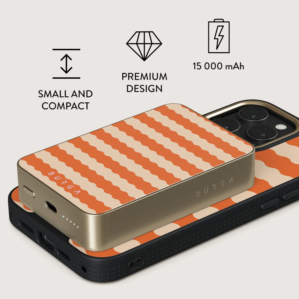 Papaya - Magnetic Power Bank