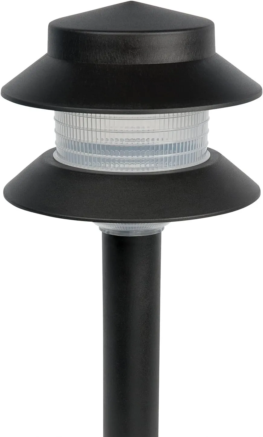 Paradise Plastic Path Stake Light (Black, 4 Pack)