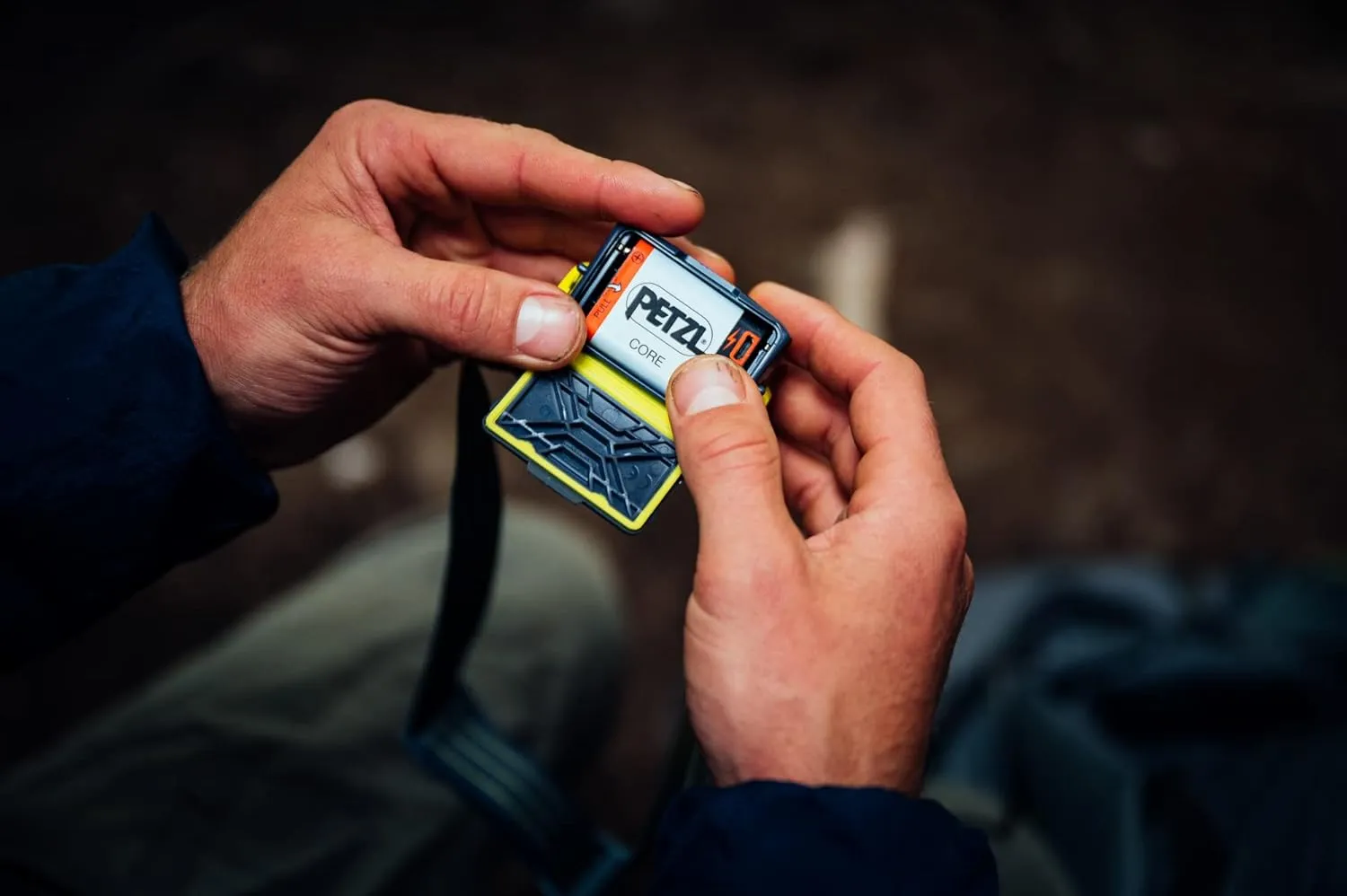PETZL Tikka Headlamp - Compact 350 Lumen Light with Red Lighting, for Hiking, Climbing, Running, and Camping - Blue