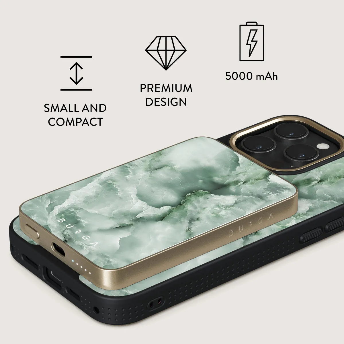 Pistachio Cheesecake - Green Magnetic Power Bank