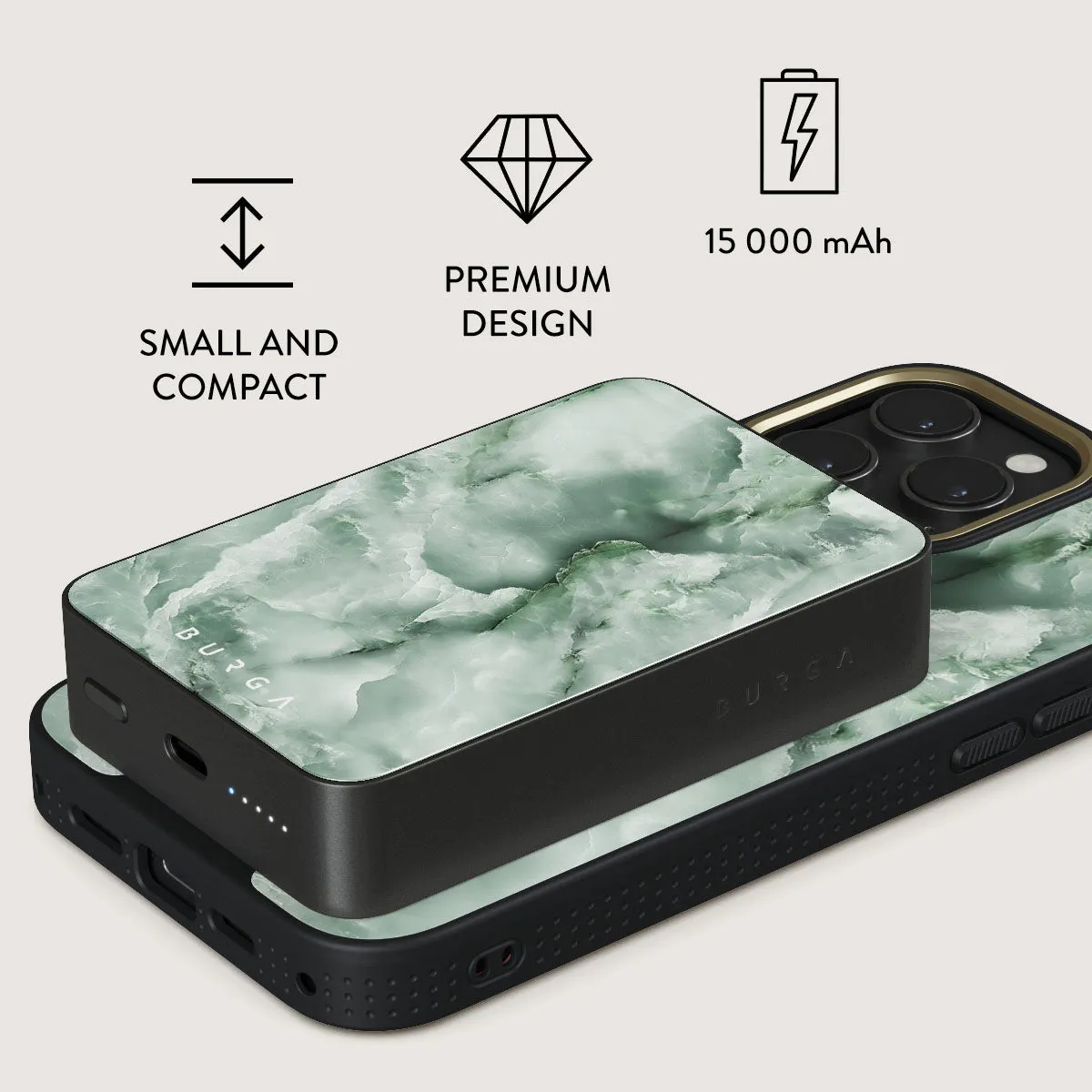 Pistachio Cheesecake - Green Magnetic Power Bank