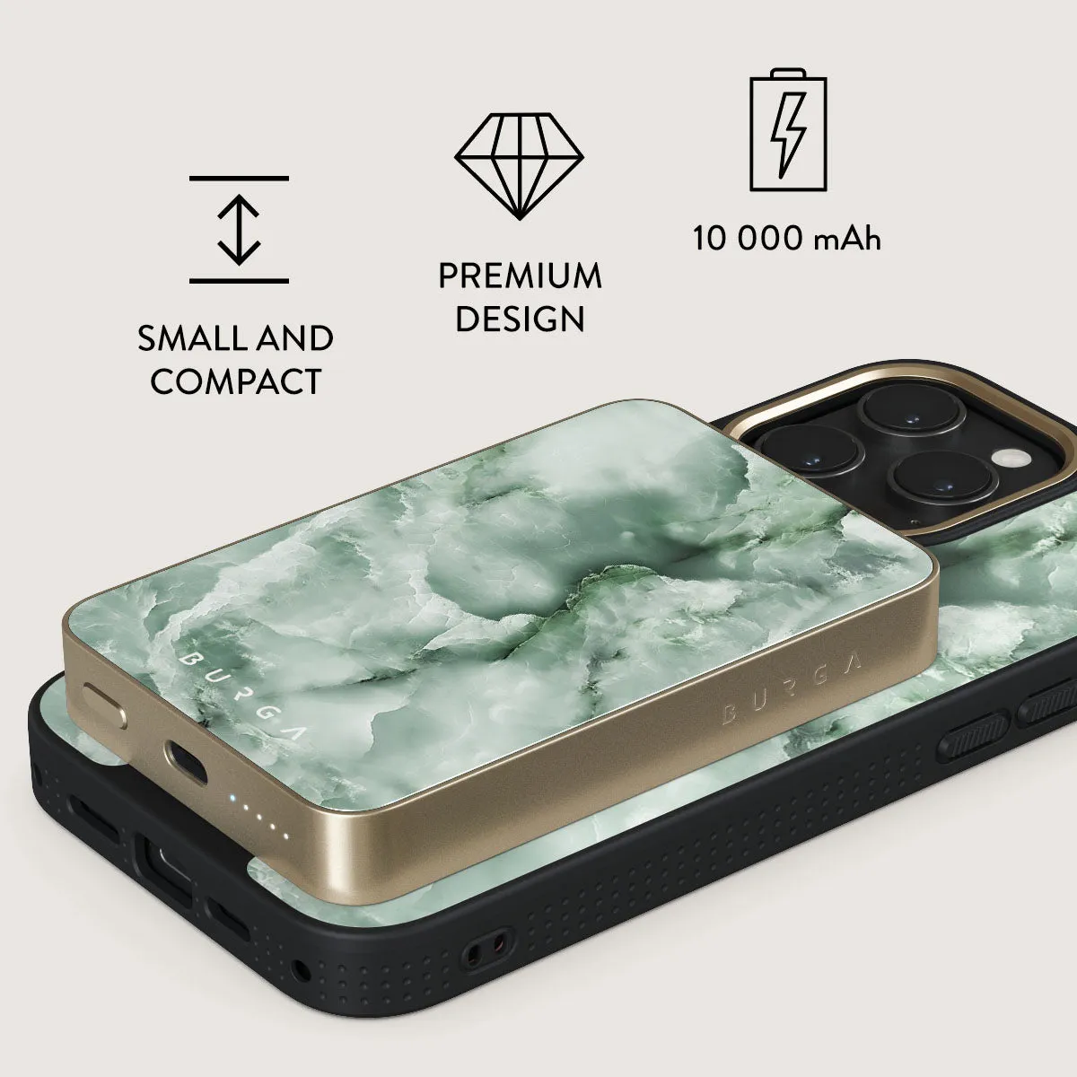 Pistachio Cheesecake - Green Magnetic Power Bank