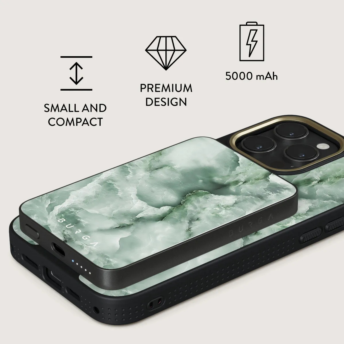 Pistachio Cheesecake - Green Magnetic Power Bank