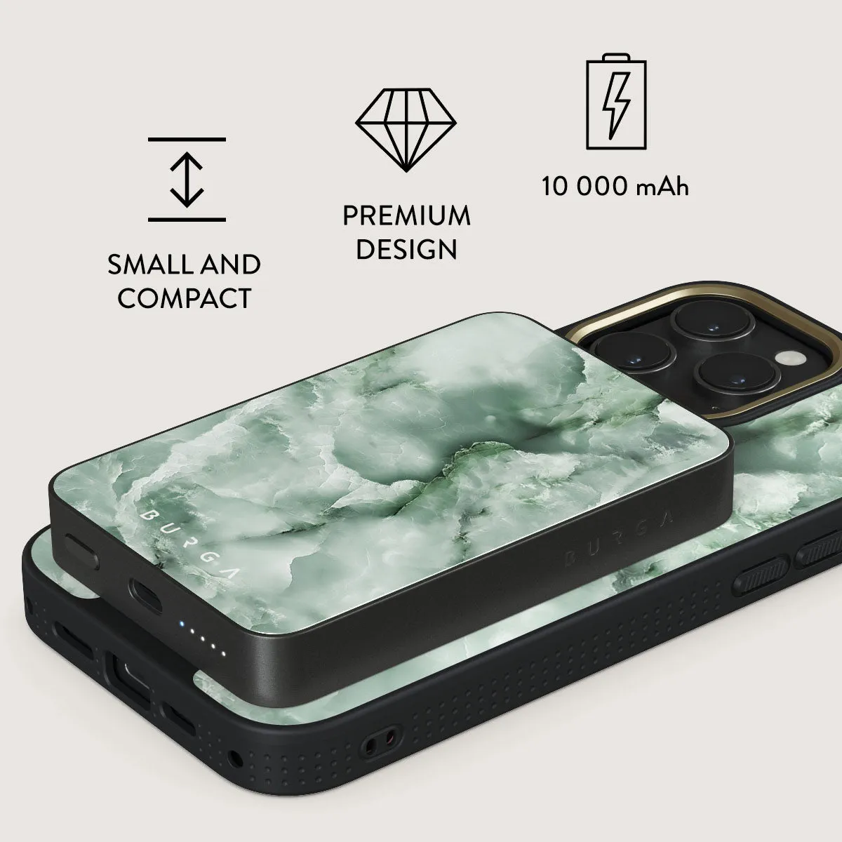 Pistachio Cheesecake - Green Magnetic Power Bank