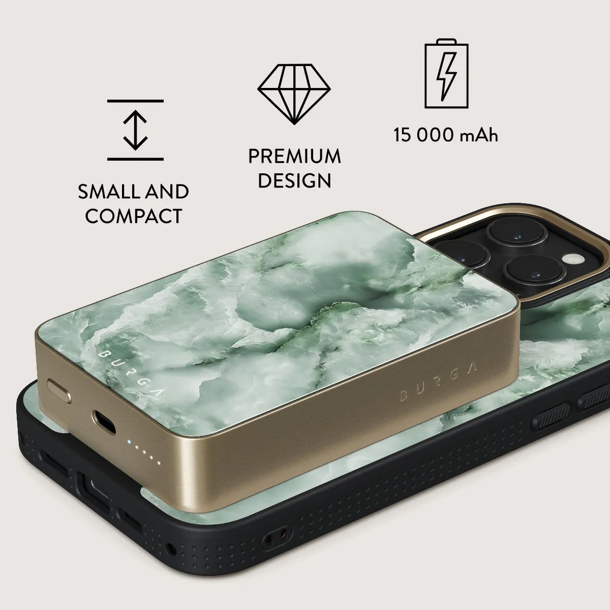 Pistachio Cheesecake - Green Magnetic Power Bank