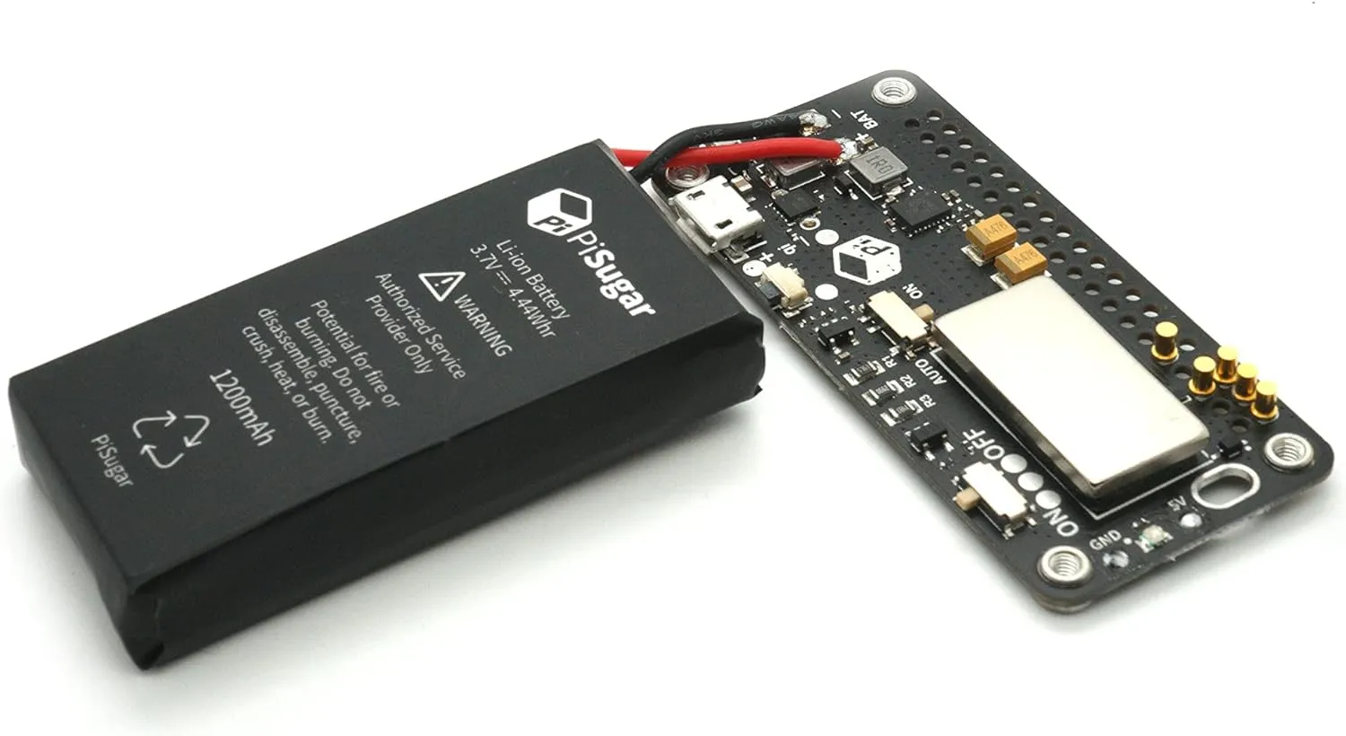 PiSugar S Portable 1200 mAh UPS Lithium Battery Pwnagotchi Power Module for Raspberry Pi-Zero W/WH Model Accessories handhold(Not Include Raspberry Pi)