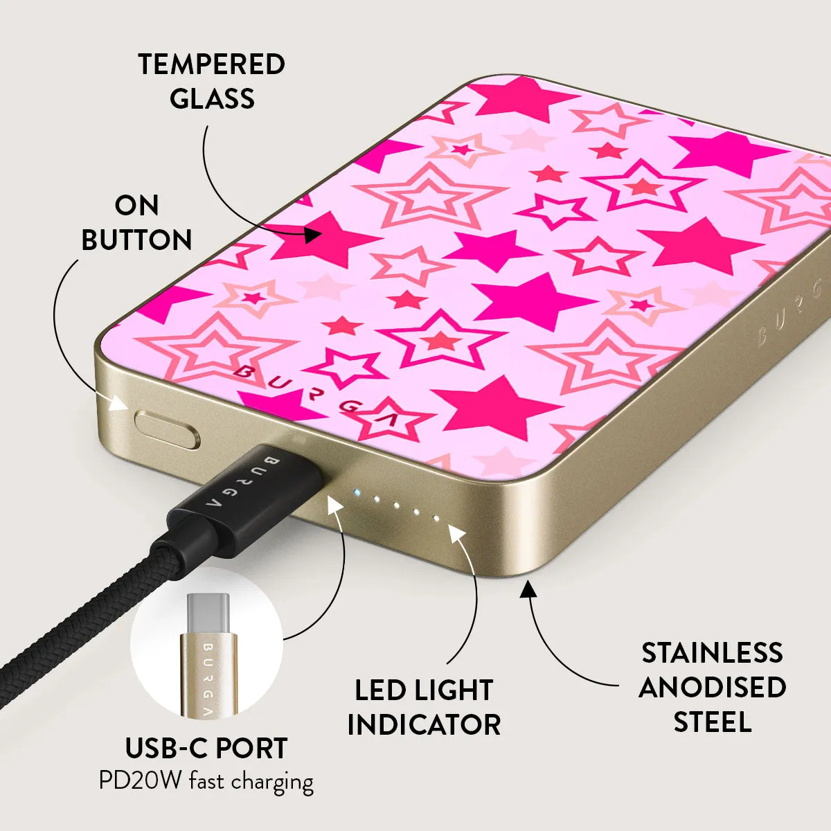 Plastic Sky - Magnetic Power Bank