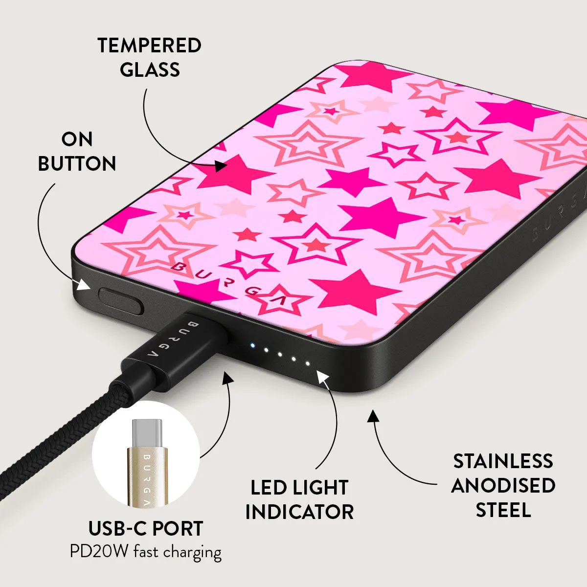 Plastic Sky - Magnetic Power Bank