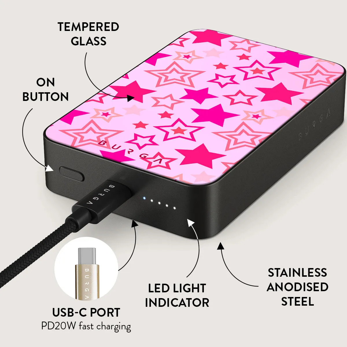 Plastic Sky - Magnetic Power Bank