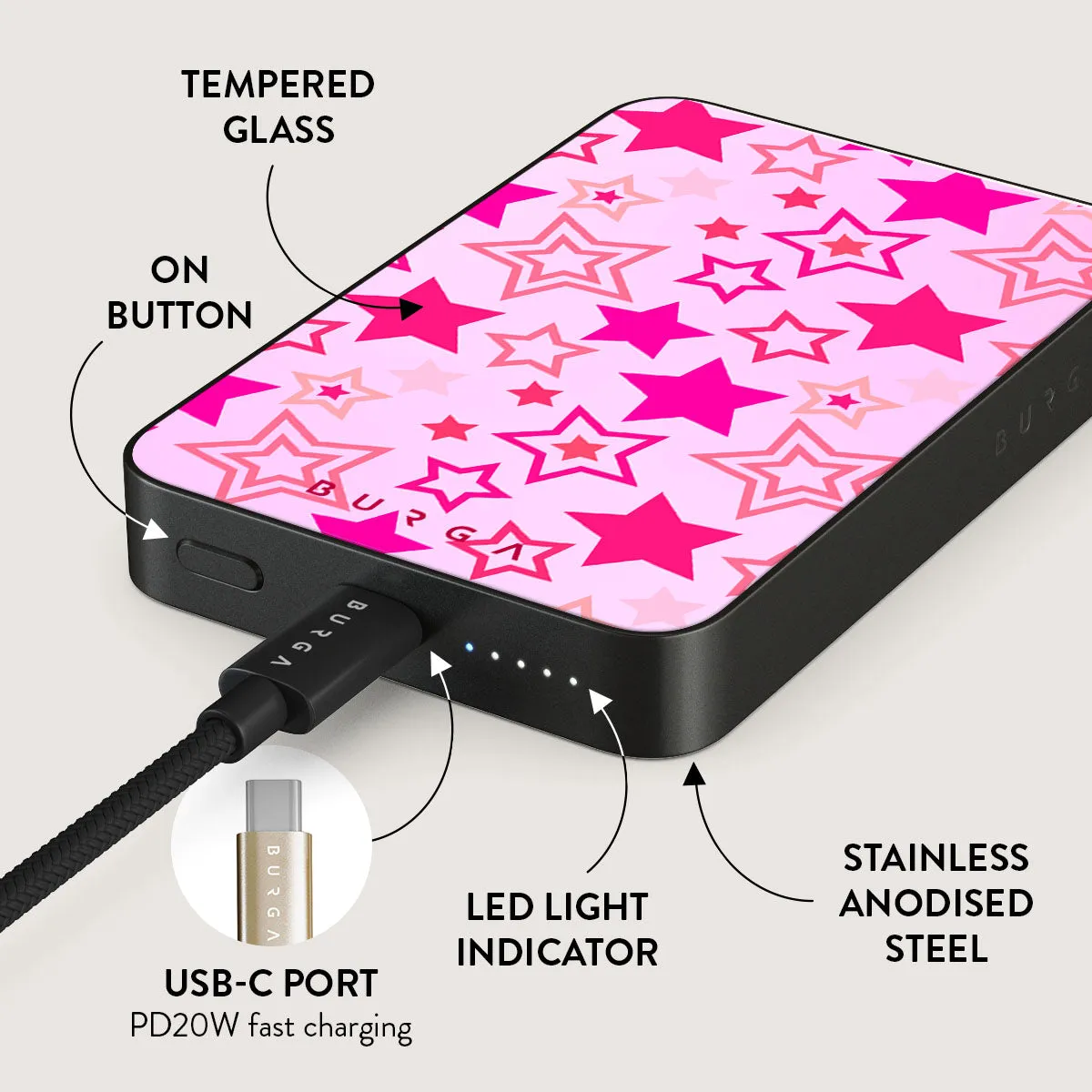 Plastic Sky - Magnetic Power Bank