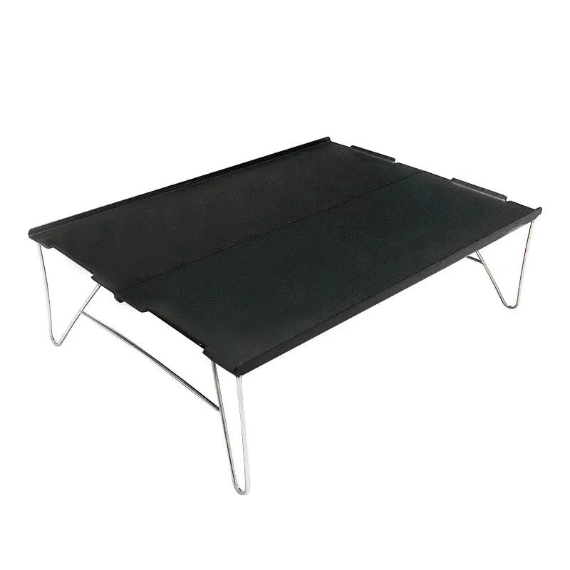 Portable Aluminum Folding Table - Outdoor Camping Table - Mini Camping Table - Aluminum Plate Table