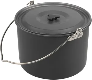 Portable Camping Hanging Pot 8L Cooking Pot Outdoor Cookware for Camping Hiking Fishing,Portable Camping Pot