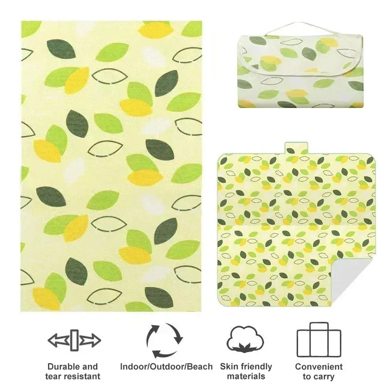 Portable Camping Mat Big Blanket Waterproof Moisture-proof Thick Carry Bag