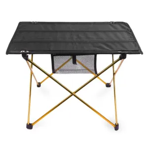 Portable Camping Table Outdoor Golden Aluminium Alloy Foldable Folding Picnic Table Ultralight Mesa Plegable For Hiking Picnic