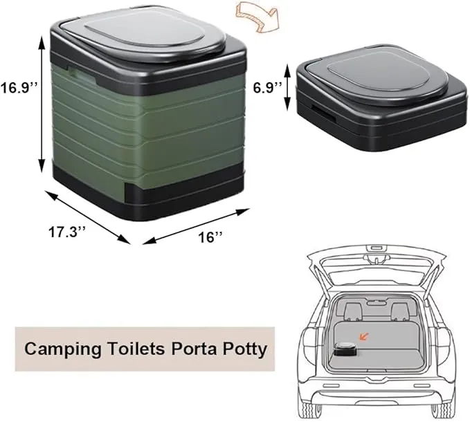 Portable Camping Toilets Porta Potty (Large)