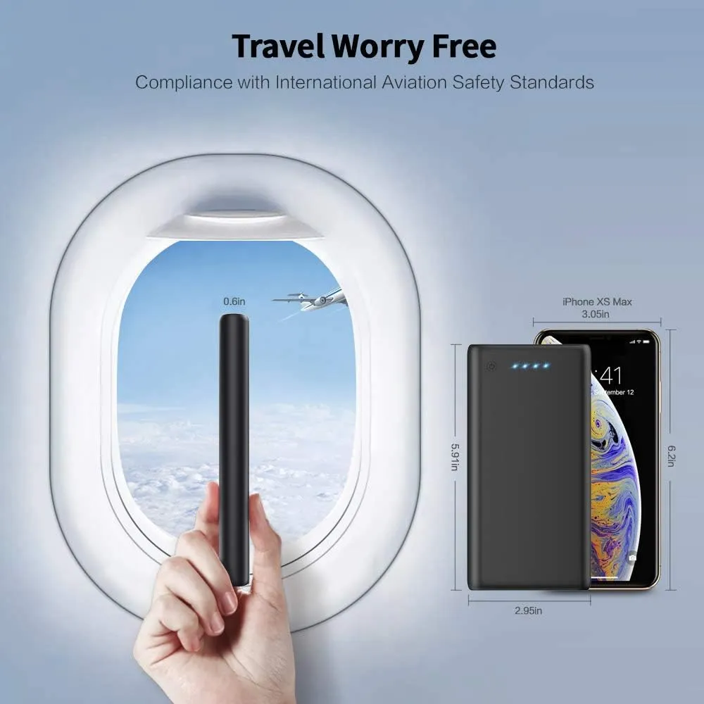 Portable Charger Power Bank 26800mah,Ultra-High Capacity Safer External Cell Phone Battery Pack,2 USB Output High Speed Charging Power bank Compatible with iPhone 16/15/14/13/12 Galaxy Android LG etc