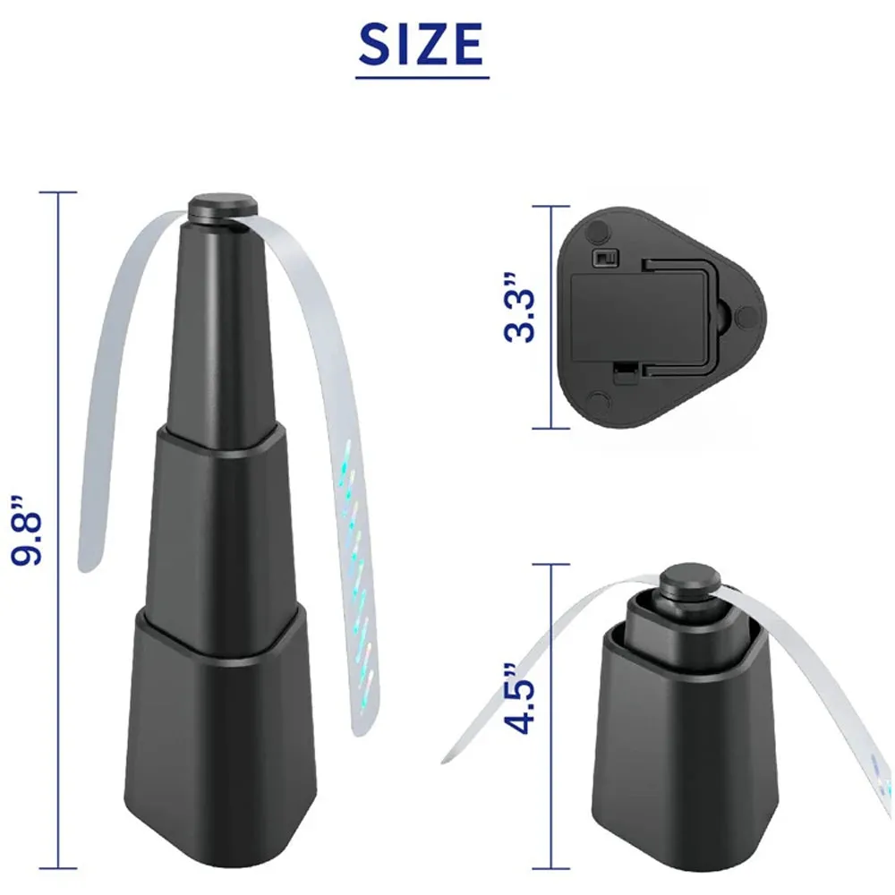 Portable Fly Repeller Fan with Holographic Blade