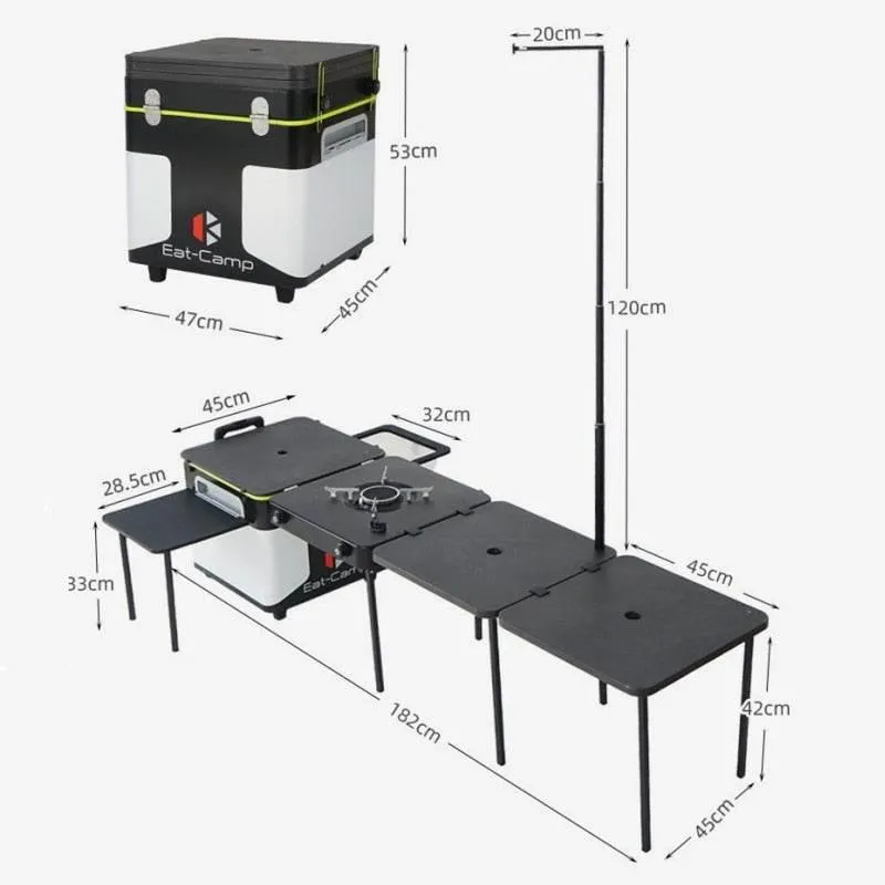 Portable Foldable Outdoor Cooking Station - Chef Table