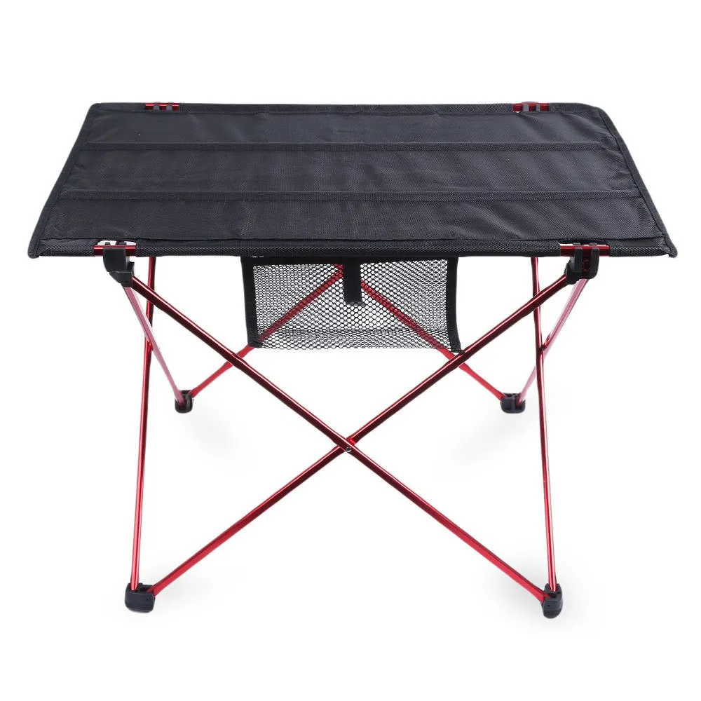 Portable Outdoor Aluminium Alloy Folding Table Ultralight Foldable Table for Camping Hiking Picnic Foldable Table with Bag