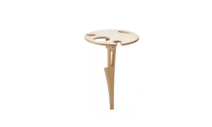 Portable Outdoor Folding Wooden Wine Table
