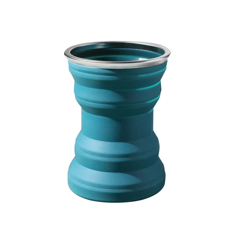 Portable Silicone Folding Kettle - Collapsible Camping Teapot for Coffee and Tea